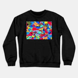 Random psychedelic pattern Crewneck Sweatshirt